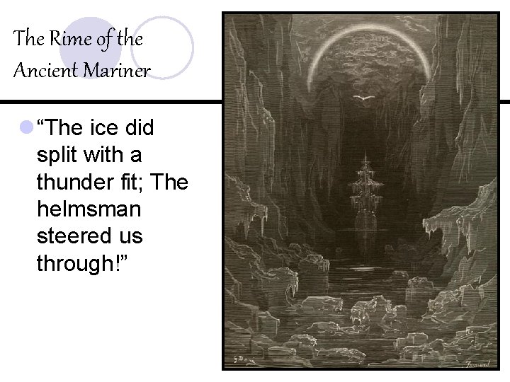 The Rime of the Ancient Mariner l “The ice did split with a thunder