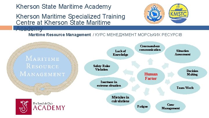 Kherson State Maritime Academy Kherson Maritime Specialized Training Centre at Kherson State Maritime Academy Kherson State Maritime Academy Kherson Maritime Specialized Training Centre at Kherson State Maritime Academy