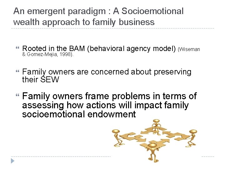 An emergent paradigm : A Socioemotional wealth approach to family business Rooted in the