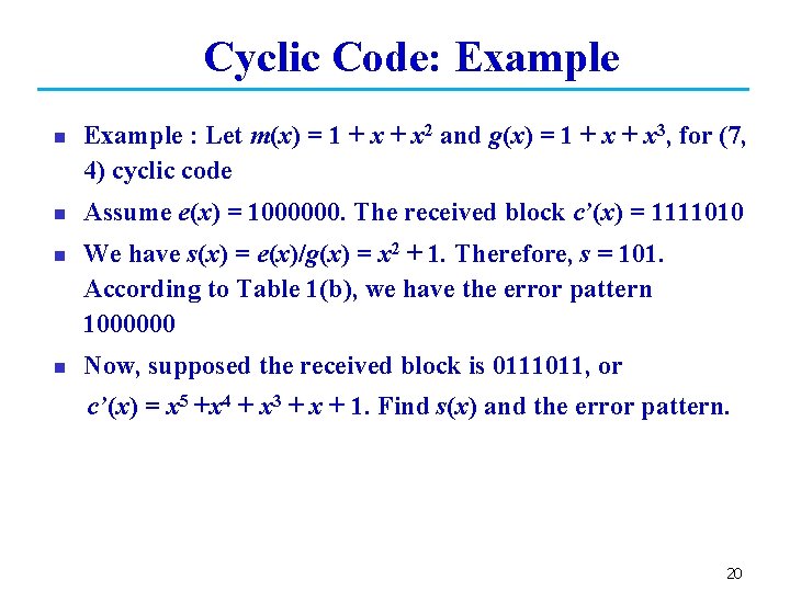 Chapter 4 Channel Coding And Error Control 1