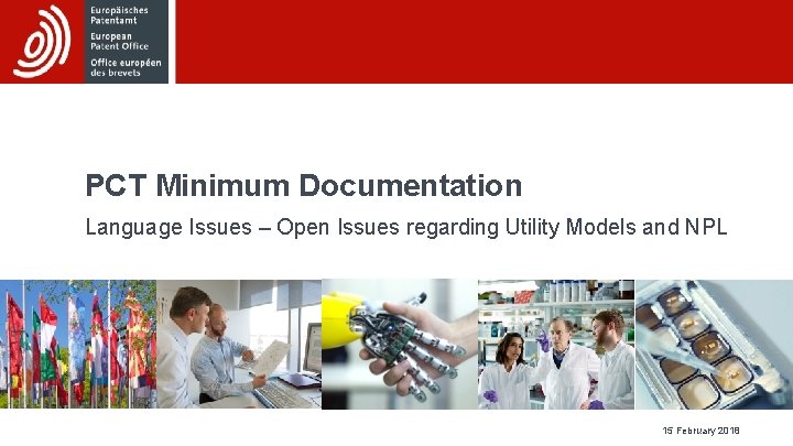 PCT Minimum Documentation Language Issues – Open Issues regarding Utility Models and NPL 15