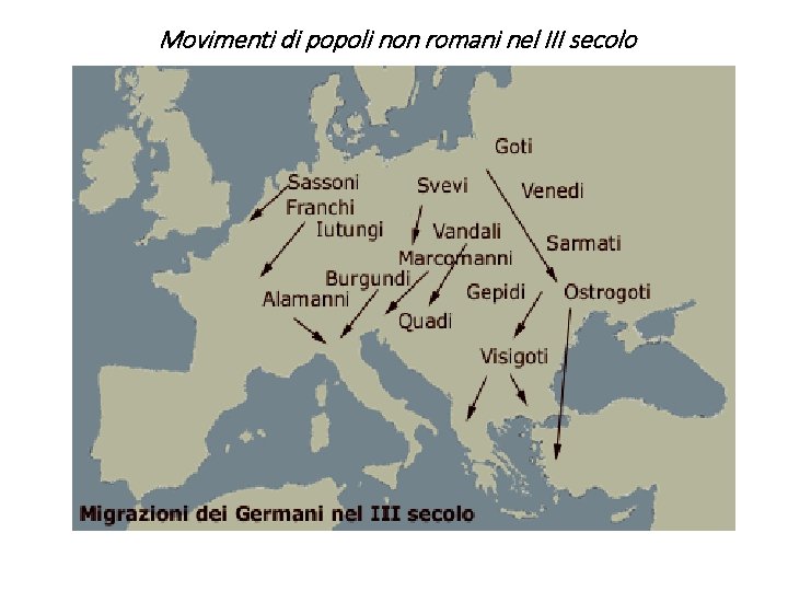 Movimenti di popoli non romani nel III secolo 