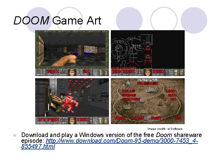 DOOM Game Art Image credits: id Software. Download and play a Windows version of