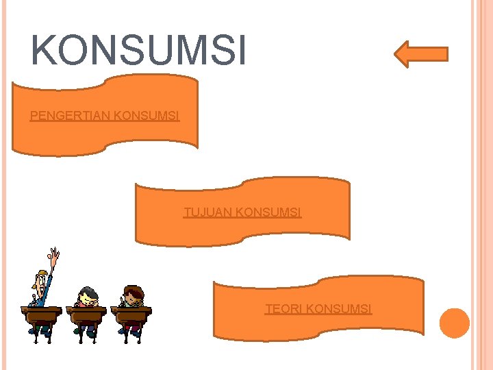 KONSUMSI PENGERTIAN KONSUMSI TUJUAN KONSUMSI TEORI KONSUMSI 