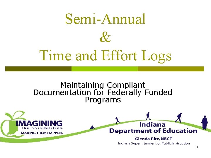 Semi-Annual & Time and Effort Logs Maintaining Compliant Documentation for Federally Funded Programs 1