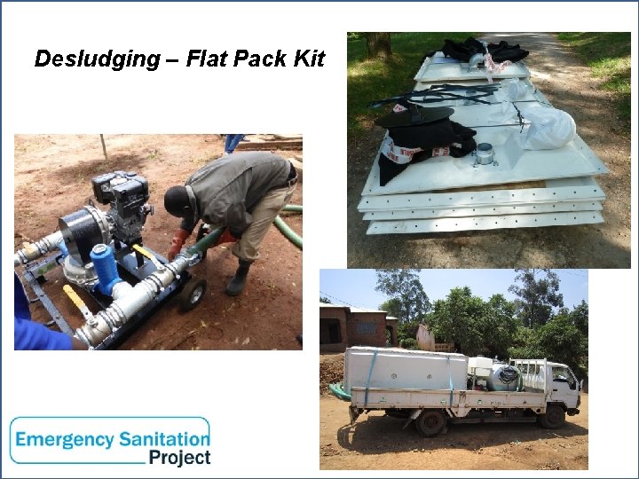 Desludging – Flat Pack Kit Federation WASH www. ifrc. org Saving lives, changing minds.