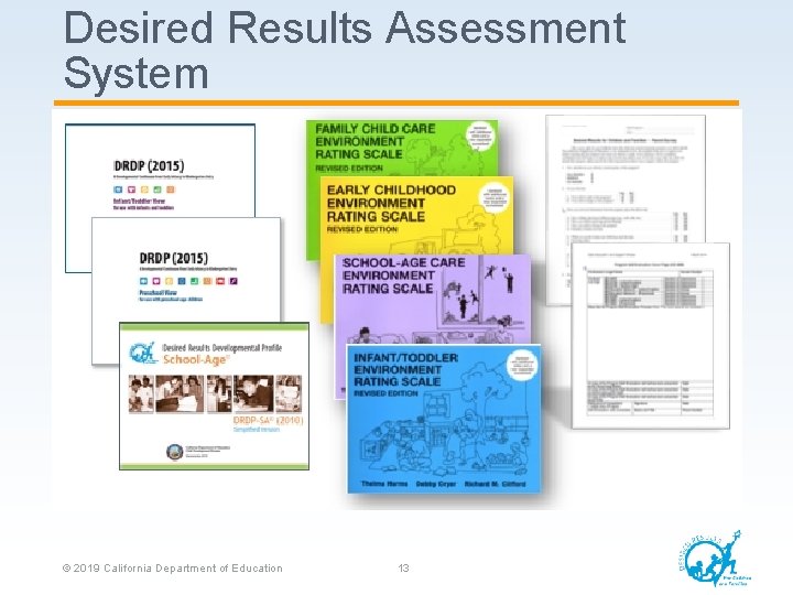 Desired Results Assessment System © 2019 California Department of Education 13 