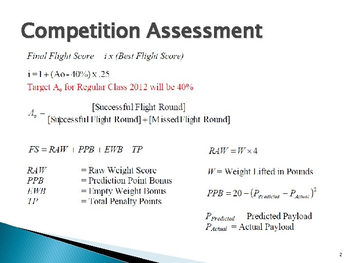 Competition Assessment 2 