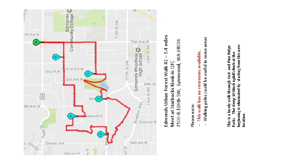 This is a lovely walk through Yost and Pine Ridge Parks. The steep 10