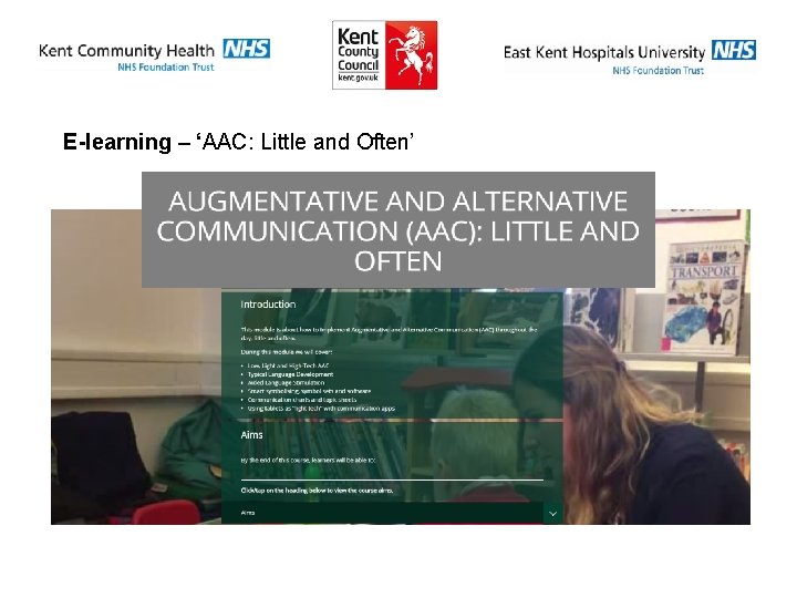 E-learning – ‘AAC: Little and Often’ 