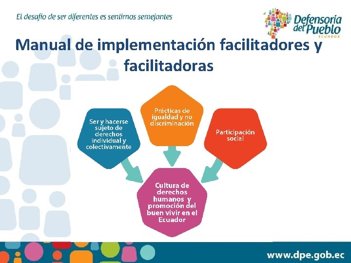 Manual de implementación facilitadores y facilitadoras 