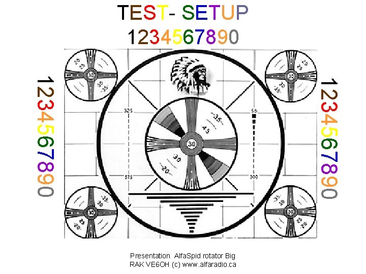 TEST- SETUP 1234567890 Presentation Alfa. Spid rotator Big RAK VE 6 OH (c) www.