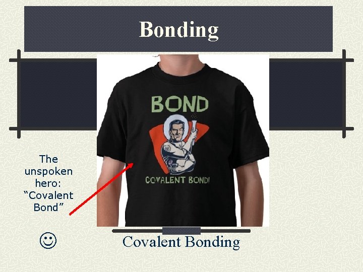 Bonding The unspoken hero: “Covalent Bond” Covalent Bonding 