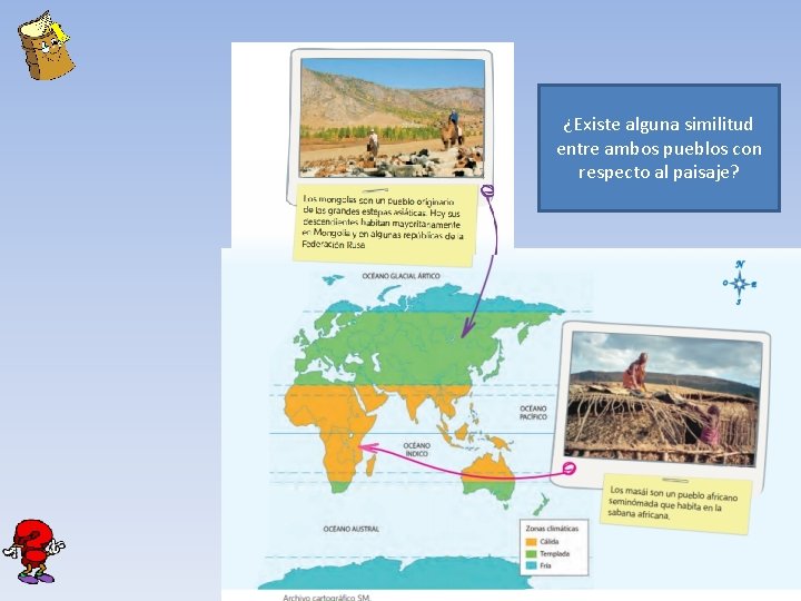 ¿Existe alguna similitud entre ambos pueblos con respecto al paisaje? 