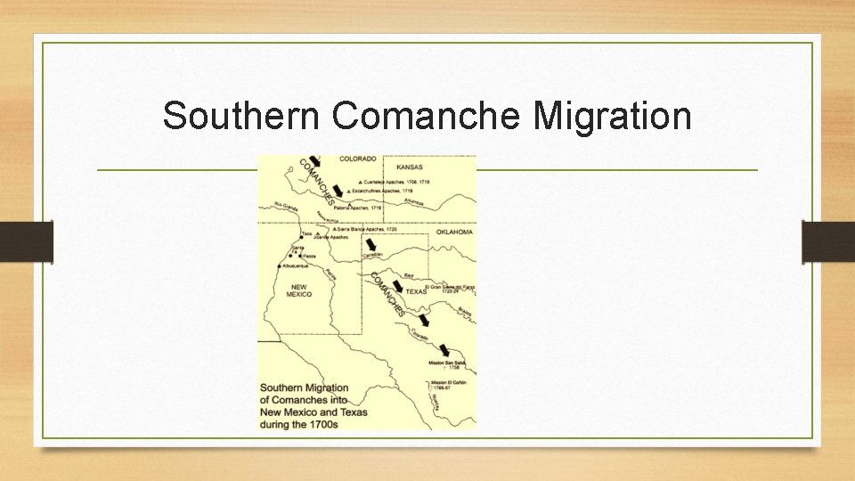 Southern Comanche Migration 