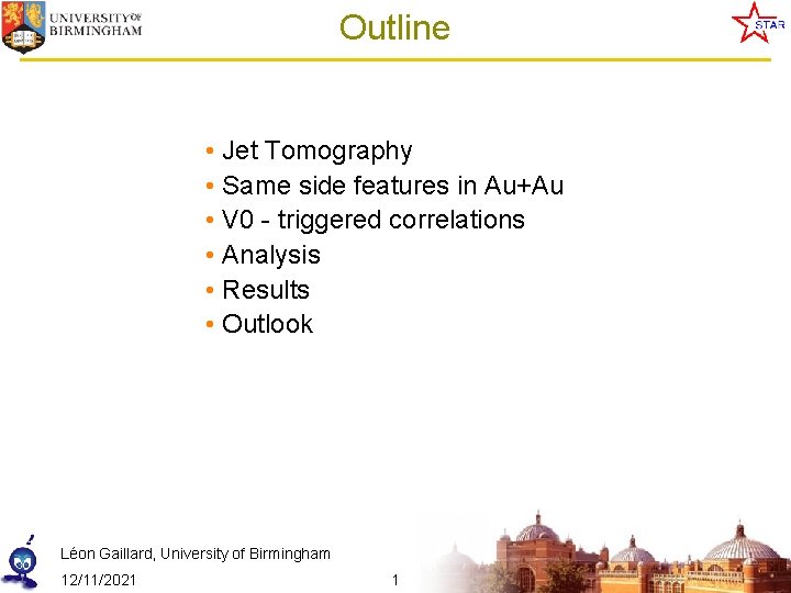 Outline • Jet Tomography • Same side features in Au+Au • V 0 -