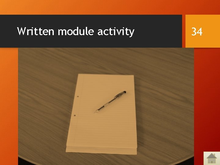 Written module activity 34 