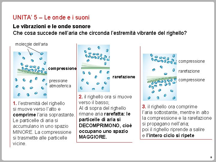 UNITA’ 5 – Le onde e i suoni Le vibrazioni e le onde sonore