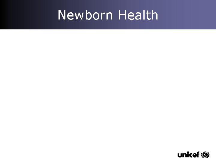 Newborn Health 80% (1 dose) 