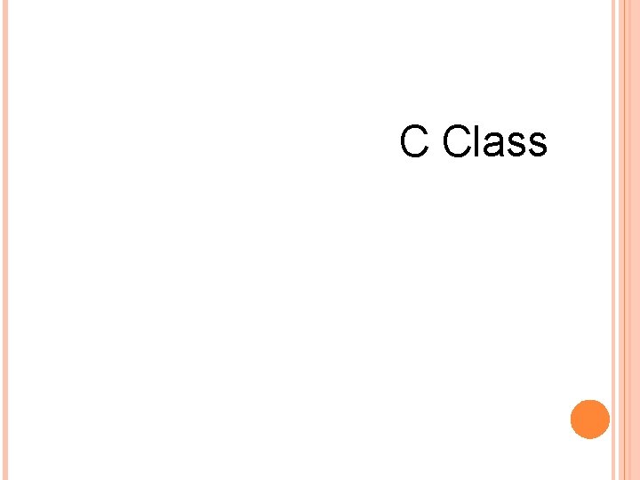C Class 