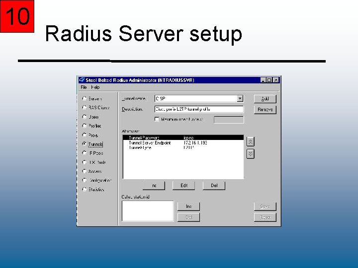 10 Radius Server setup 