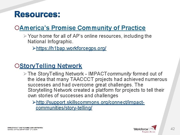 ¡America’s Promise Community of Practice Ø Your home for all of AP’s online resources,