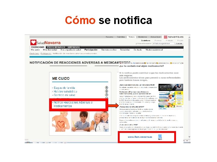 Cómo se notifica 