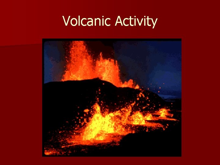 Volcanic Activity 