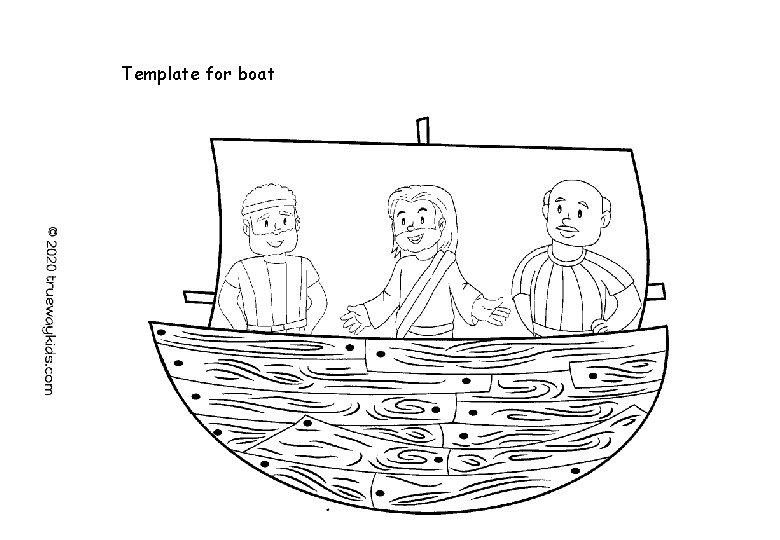 Template for boat 