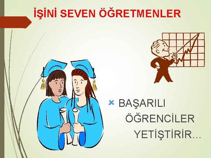 İŞİNİ SEVEN ÖĞRETMENLER û BAŞARILI ÖĞRENCİLER YETİŞTİRİR… 