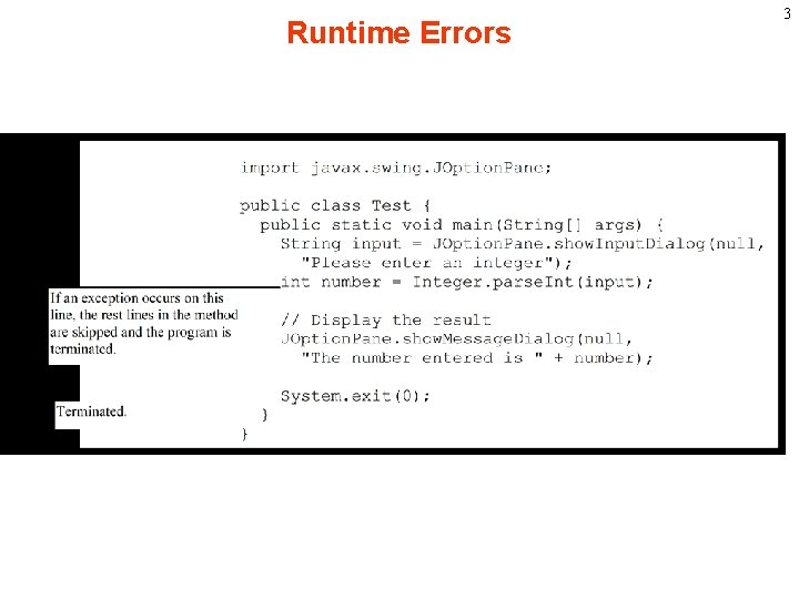 Runtime Errors 3 