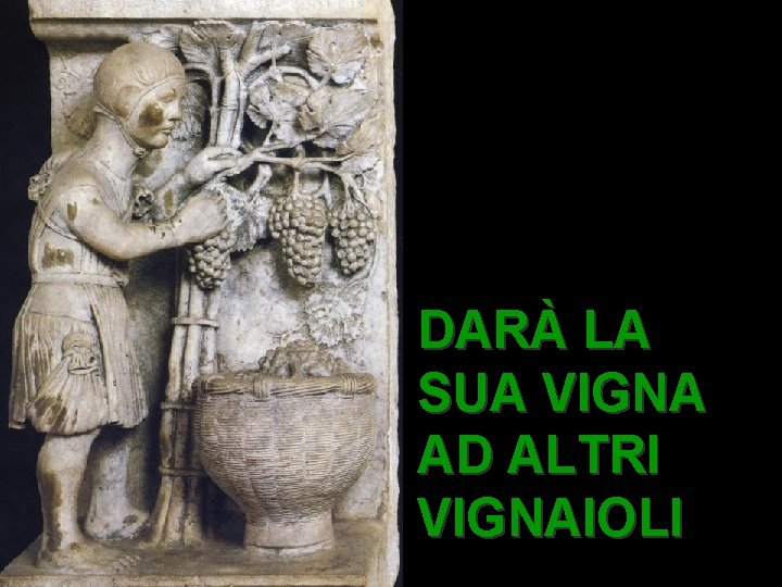 DARÀ LA SUA VIGNA AD ALTRI VIGNAIOLI 