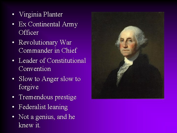  • Virginia Planter • Ex Continental Army Officer • Revolutionary War Commander in