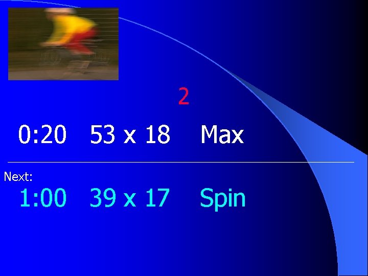 2 0: 20 53 x 18 Next: 1: 00 39 x 17 Max Spin