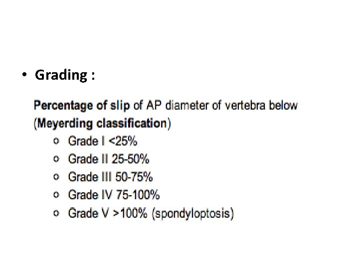  • Grading : 