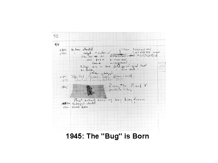 1945: The "Bug" is Born 