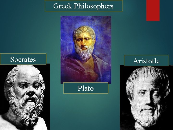 Greek Philosophers Socrates Aristotle Plato 