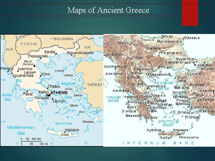 Maps of Ancient Greece 