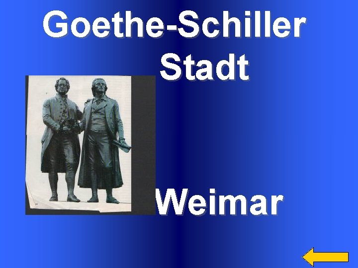 Goethe-Schiller Stadt Weimar 