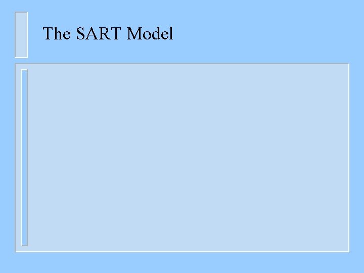 The SART Model 