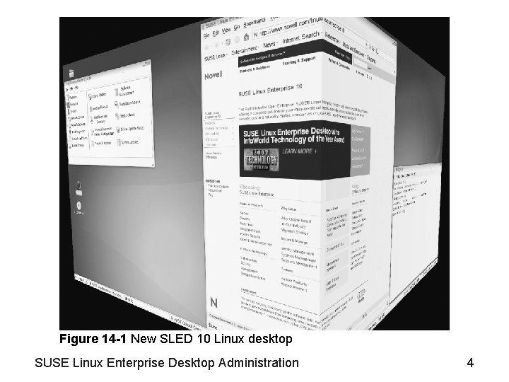 Figure 14 -1 New SLED 10 Linux desktop SUSE Linux Enterprise Desktop Administration 4