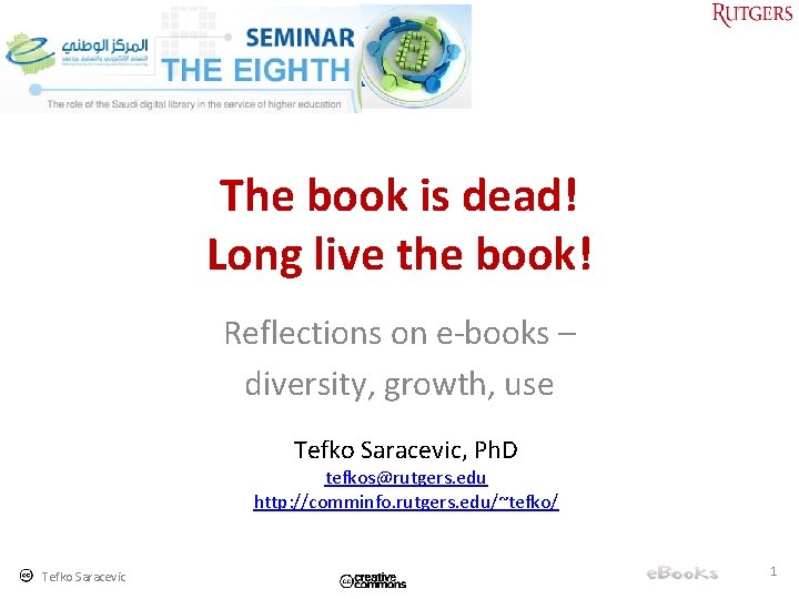 The book is dead! Long live the book! Reflections on e-books – diversity, growth,