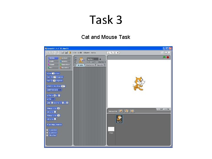 Task 3 Cat and Mouse Task 