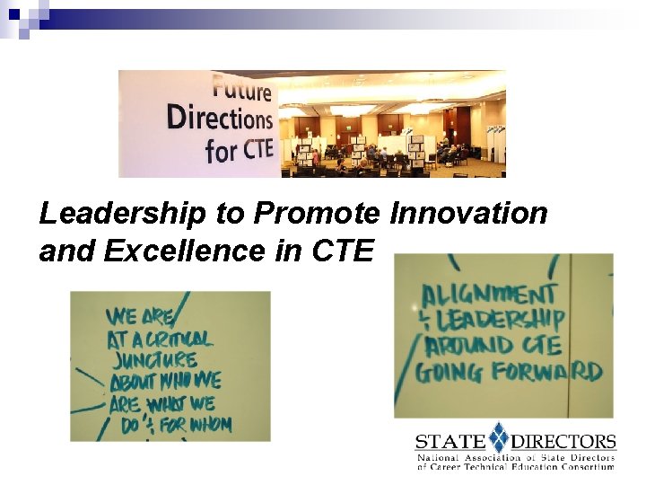 Leadership to Promote Innovation and Excellence in CTE 