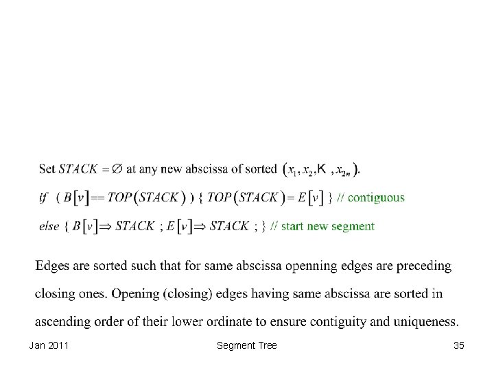 Jan 2011 Segment Tree 35 