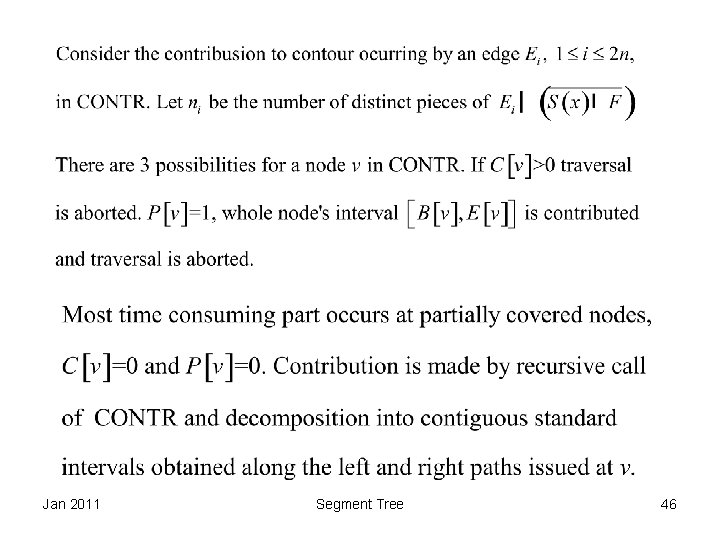 Jan 2011 Segment Tree 46 