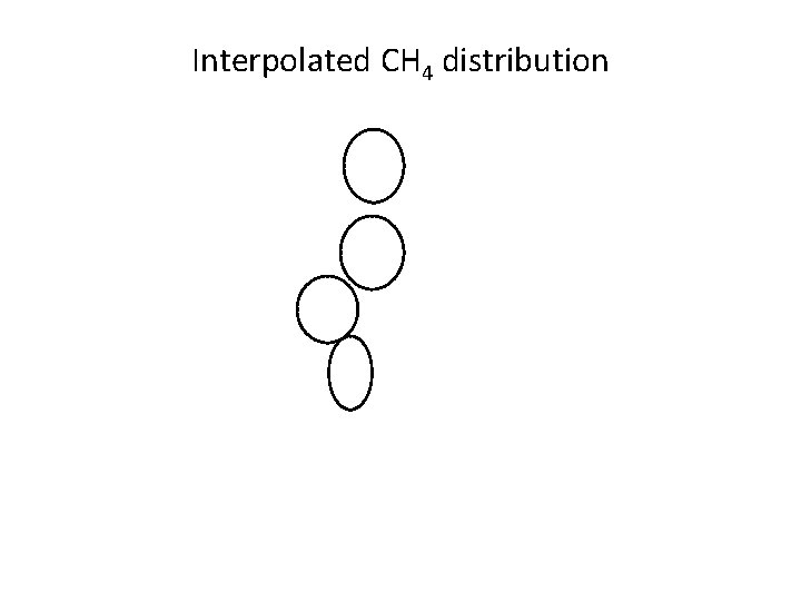 Interpolated CH 4 distribution 