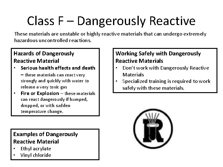 Workplace Hazardous Materials Information System The Three Components