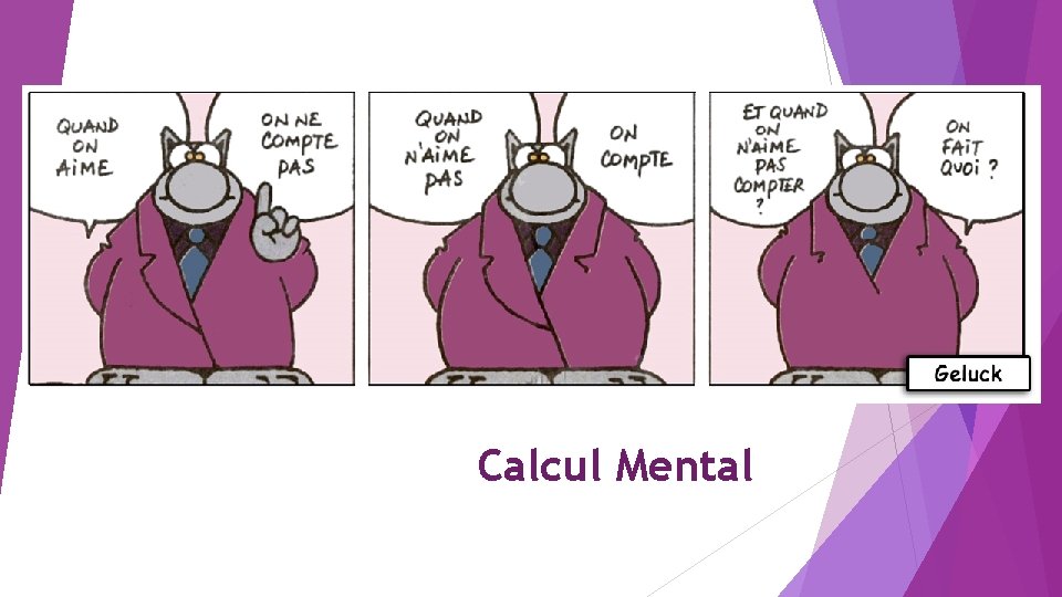 Calcul mental Calcul Mental 