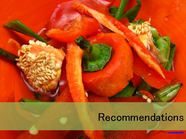 Recommendations flickr : colorful vegetables 